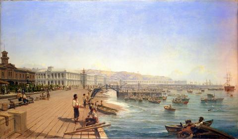 Primera imagen del registro Antiguo muelle de Valparaíso