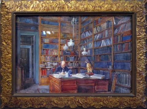 Primera imagen del registro José Toribio Medina en su biblioteca