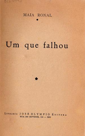 Primera imagen del registro Um que falhou
