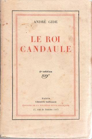 Primera imagen del registro Le Roi Candaule