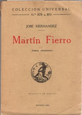 Primera imagen del registro Martín Fierro