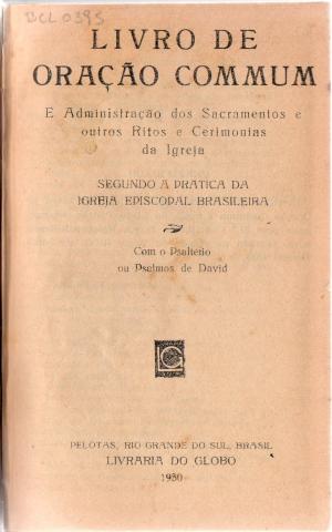Primera imagen del registro LIvro de Oracao Commum