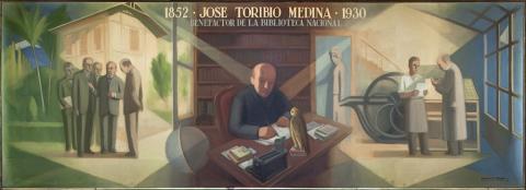 Primera imagen del registro José Toribio Medina, benefactor de la Biblioteca Nacional 1850-1932