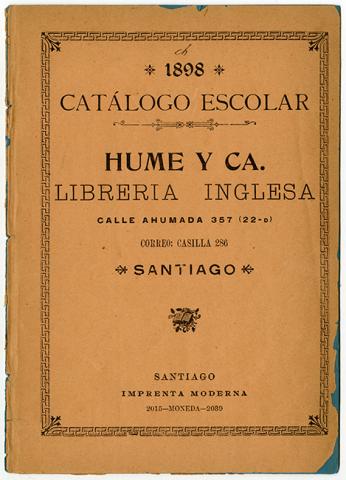 Primera imagen del registro Catálogo escolar Hume y Ca. Librería Inglesa