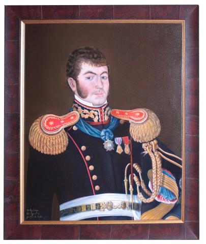 Primera imagen del registro Retrato del Director Supremo Ramón Freire y Serrano