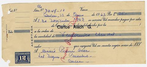 Primera imagen del registro Comprobante de pago n°3047-10 de Moisés Rivera Díaz