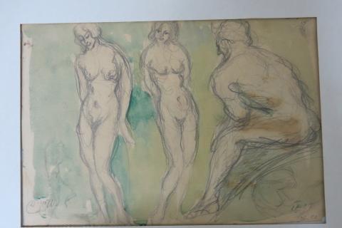 Primera imagen del registro Tres desnudos