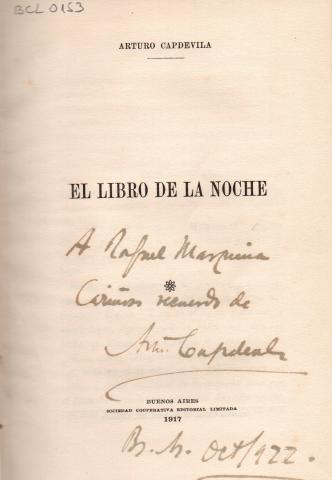 Primera imagen del registro El libro de la noche