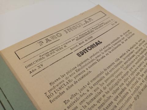 Primera imagen del registro Faro Insular