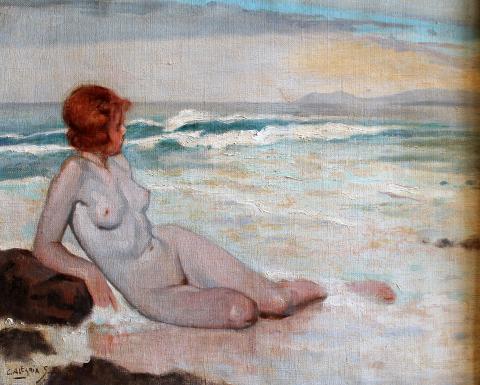Primera imagen del registro En la playa