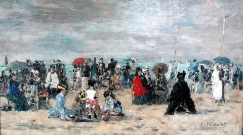 Primera imagen del registro En la playa de Trouville