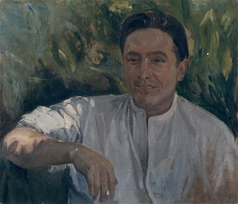 Primera imagen del registro Retrato de Julio Vásquez Cortes ,bajo el parrón