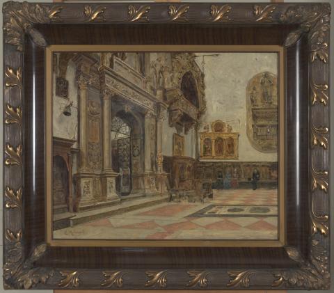 Primera imagen del registro Interior de iglesia veneciana