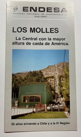 Primera imagen del registro Folleto "Los Molles la central con la mayor altura de caída de América"