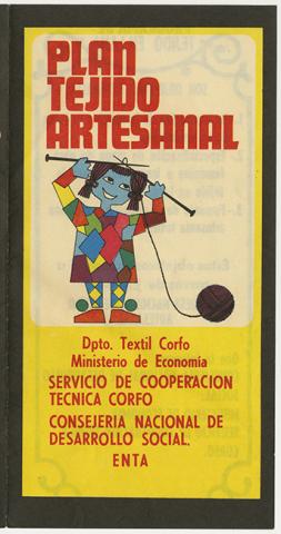 Primera imagen del registro Plan tejido artesanal. Departamento Textil Corfo.