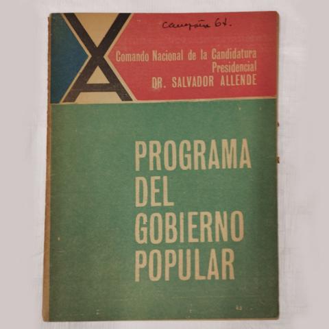 Primera imagen del registro Programa del Gobierno Popular