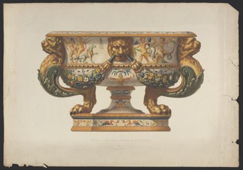 Primera imagen del registro Vasque (groteschi) Musée de Stockholm