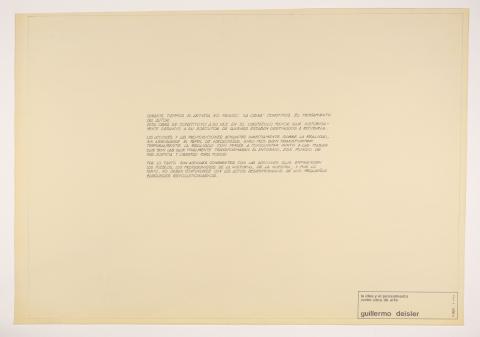 Primera imagen del registro La idea y el pensamiento como obra de arte