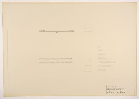 Primera imagen del registro Obra presentada muestra arte de sistemas Buenos Aires 1971