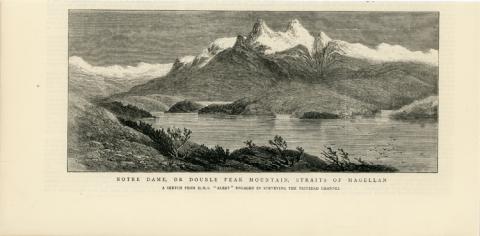 Primera imagen del registro Notre Dame, or Double Peak Mountain, Straits of Megellan