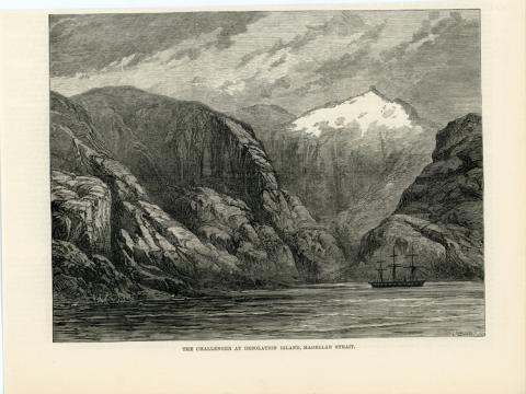 Primera imagen del registro The Challenger at Desolation Island, Magellan Strait