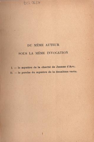 Primera imagen del registro Du Memé Auteur Sous la Méme invocation