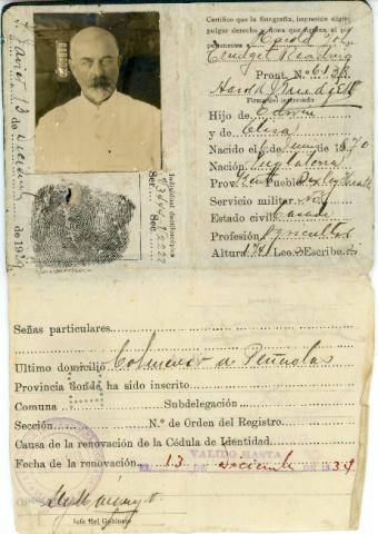 Primera imagen del registro Cédula de identidad de Harold Trudgett