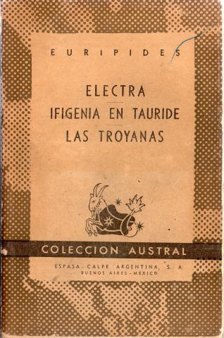 Primera imagen del registro Electra Ifigenia en Tauride las Troyanas