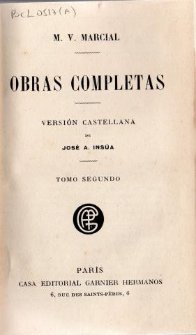 Primera imagen del registro Obras completas