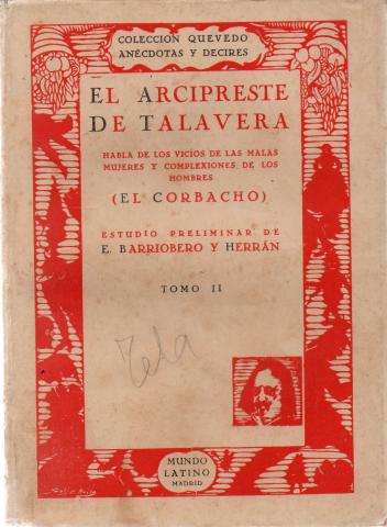 Primera imagen del registro El Arcipreste de Talavera