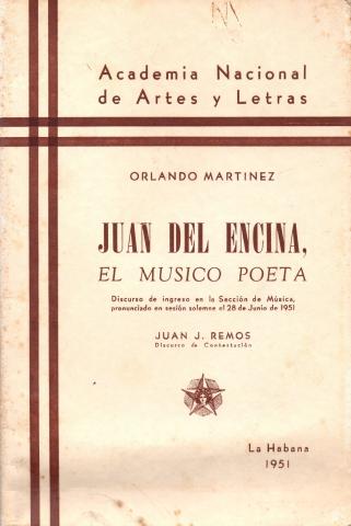 Primera imagen del registro Juan del Encina, el musico poeta