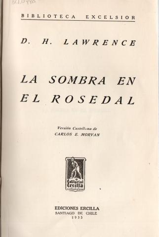 Primera imagen del registro La sombra en el rosedal