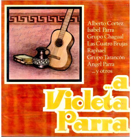 Primera imagen del registro … A Violeta Parra