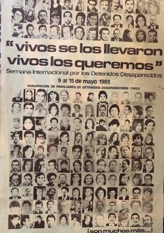 Primera imagen del registro Vivos se los llevaron, vivos los queremos