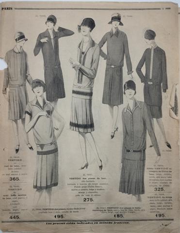 Primera imagen del registro Catálogo de tienda Au Bon Marche en español de principios s. XX