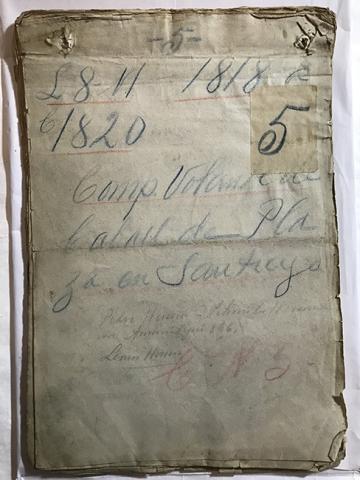 Primera imagen del registro Compañia Volante de Caballería de Plaza en Santiago