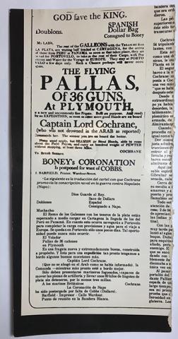 Primera imagen del registro Afiche del artículo ""Lord Cochrane, Bicentenario de su Nacimiento. Rasgos de un Marino Indómito"