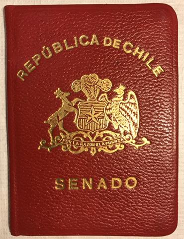 Primera imagen del registro Carné de Senado de la República de Chile de Arturo Alessandrí Palma