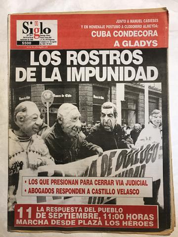 Primera imagen del registro Diario El Siglo del 3 al 9 de septiembre de 1999