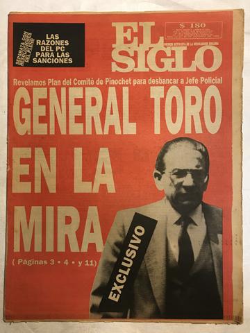 Primera imagen del registro Diario El Siglo del12 al 18 de agosto de 1990