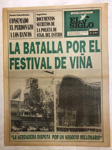 Primera imagen del registro Diario El Siglo del 22 al 28 de enero de 1994