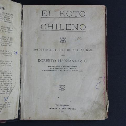 Primera imagen del registro El roto chileno