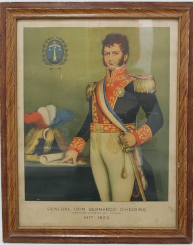 Primera imagen del registro Retrato de Bernardo O'Higgins
