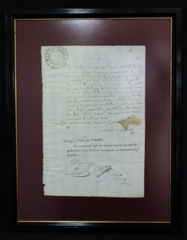 Primera imagen del registro Carta del Sargento Paulino Cisternas a Bernardo O'Higgins