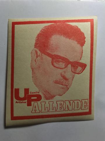 Primera imagen del registro Pegatina de Salvador Allende