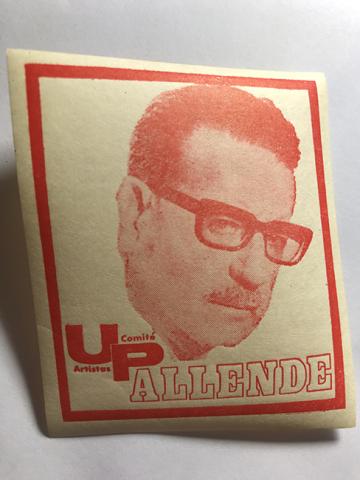Primera imagen del registro Pegatina de Salvador Allende