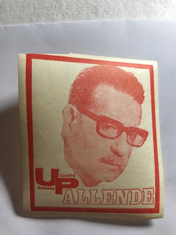 Primera imagen del registro Pegatina de Salvador Allende