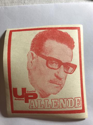 Primera imagen del registro Pegatina de Salvador Allende