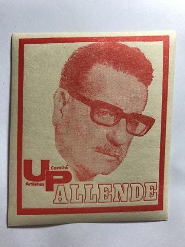 Primera imagen del registro Pegatina de Salvador Allende