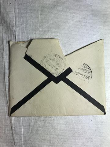 Primera imagen del registro Carta y sobre de luto para Eduardo Matte Ossa de Rosario Ossa de Matte